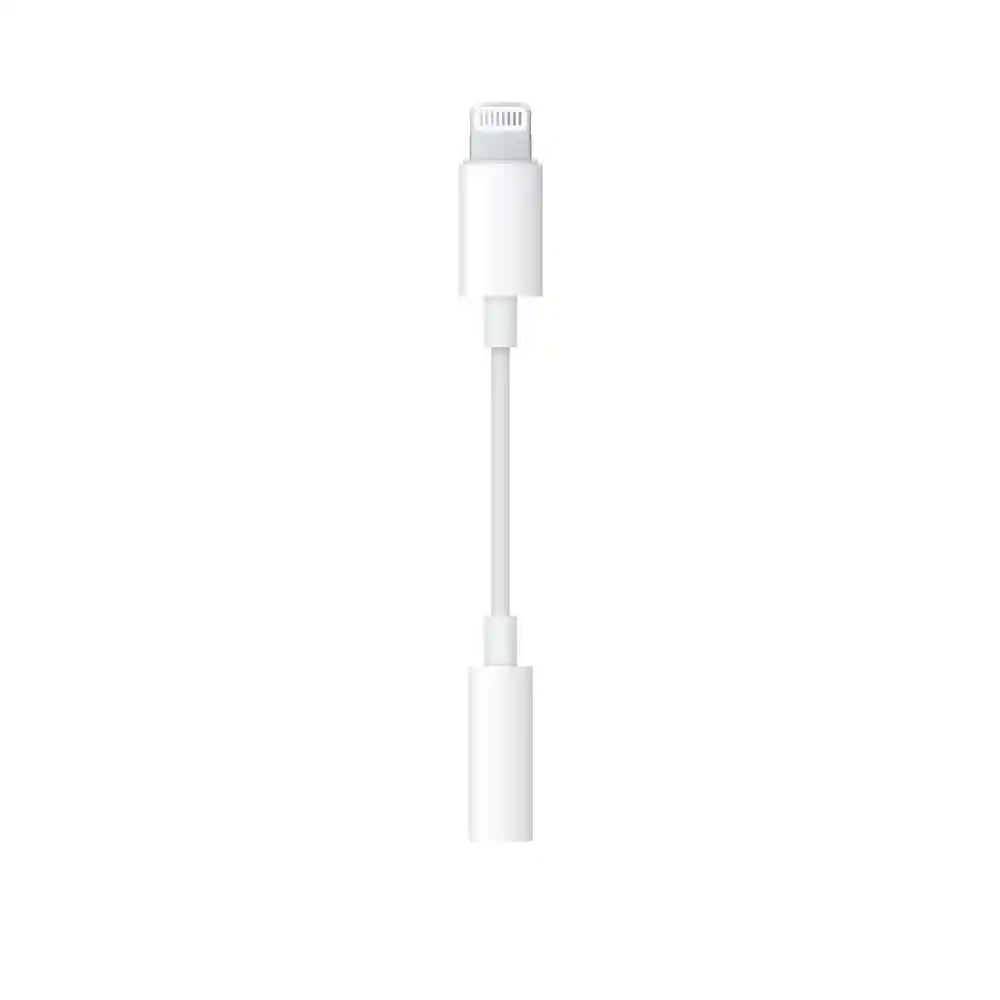 Apple Cable Lightning A Headphone Jack. Adaptador De Audio Iphone. Adaptador Audifono Iphone.