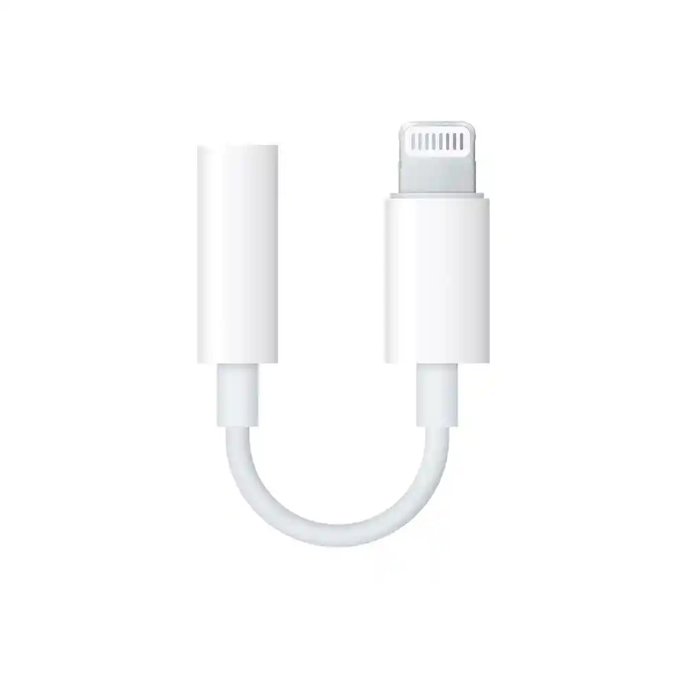 Apple Cable Lightning A Headphone Jack. Adaptador De Audio Iphone. Adaptador Audifono Iphone.