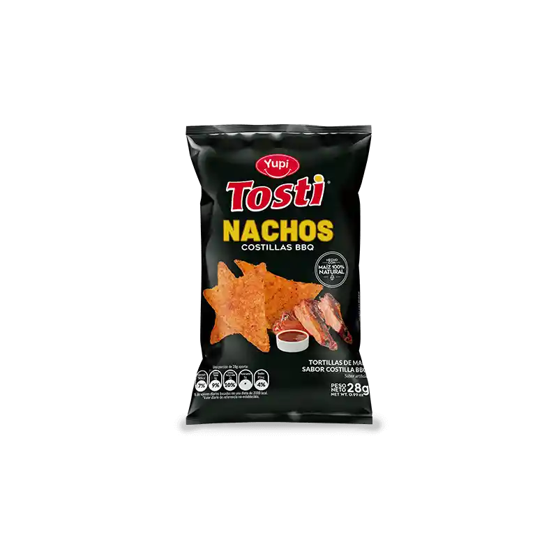 Tosti Nachos Yupi Costilla Bbq 28g