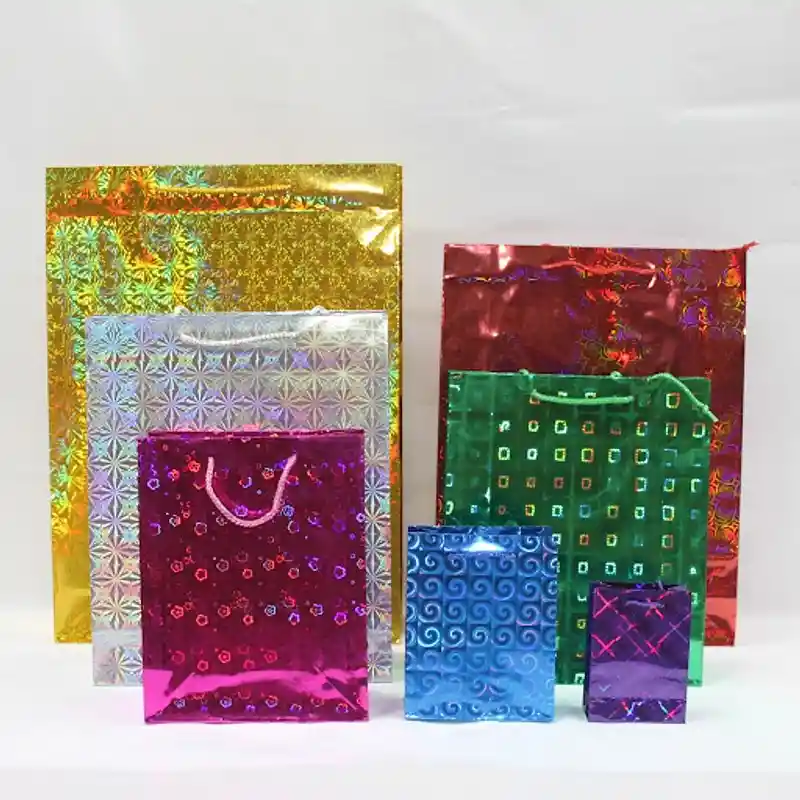 Bolsa Regalo Grande Holografica Talla L