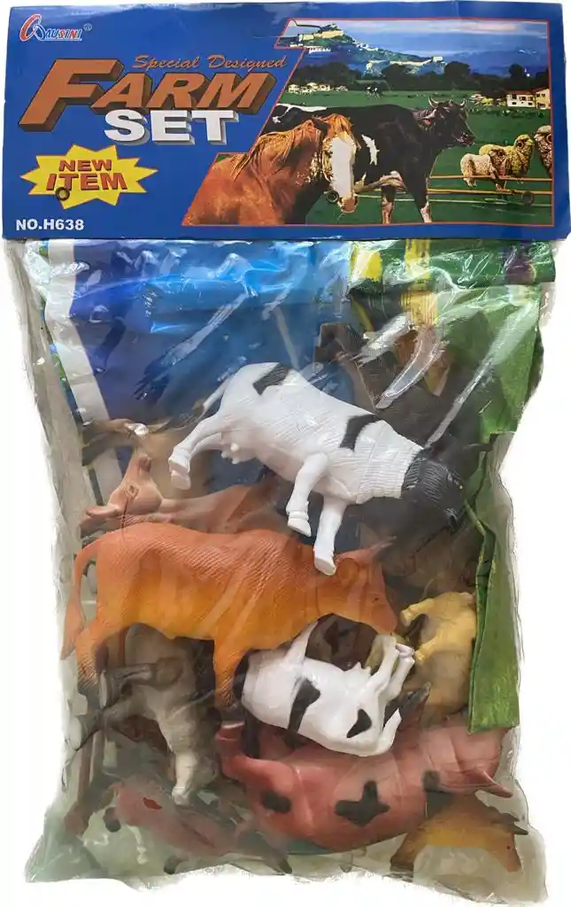 Juguetes Bolsa Animales De Granja Surtido