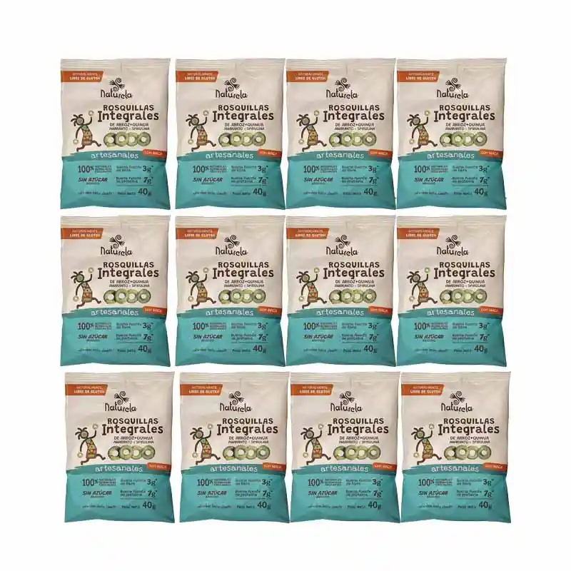  Pan De Arroz Integral S Pirulin A X40Grx 12Und 