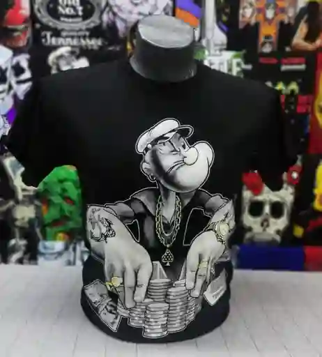 Camiseta Pòpeye Camiseta Para Hombre Popeye Moderno