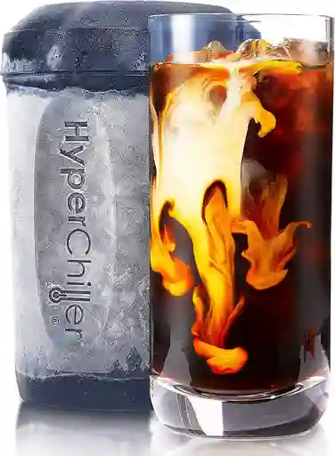 Enfriador De Bebidas Hyperchiller 370ml Café Helado Té Helado Vino Cocteles Reutilizable