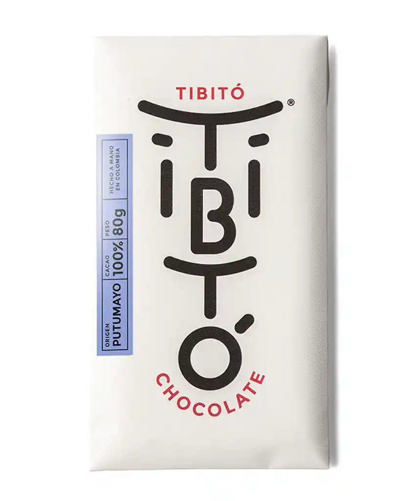  Chocolate Putumayo Cacao 100% Tibitó 80 Gr 