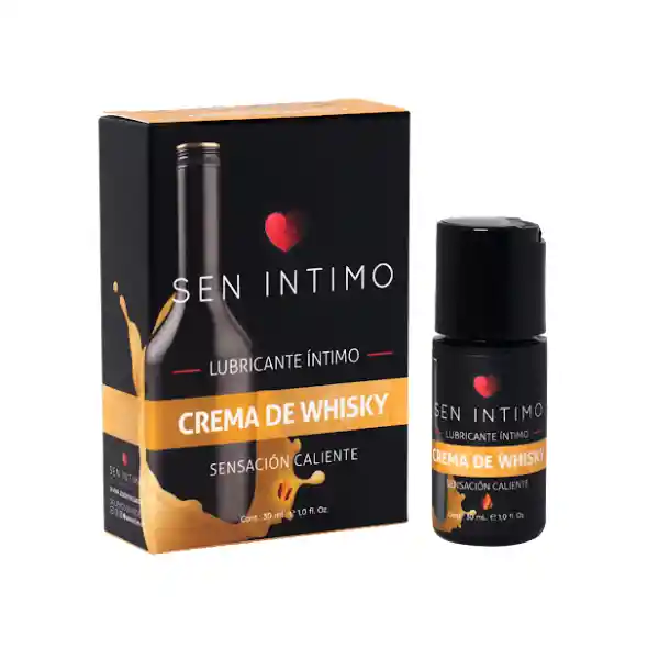 Lubricante Caliente Crema De Whisky X 30 Ml Sen Intimo