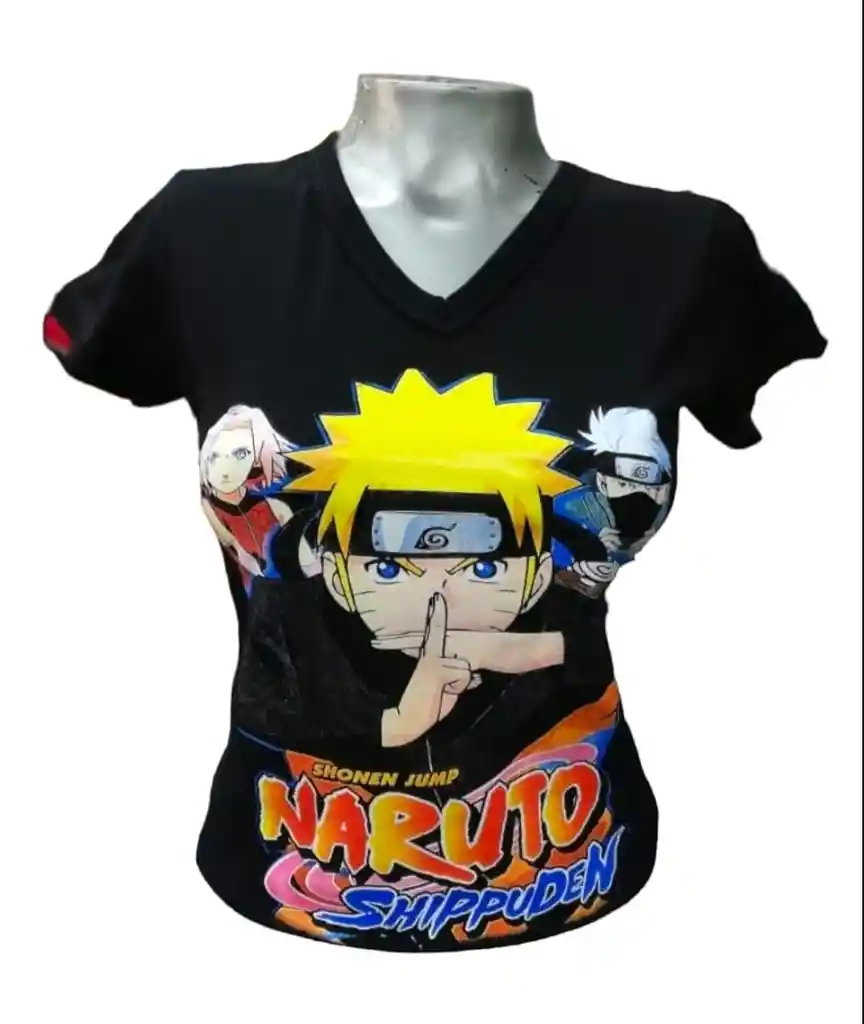 Camiseta Naruto Camiseta Para Mujer Naruto