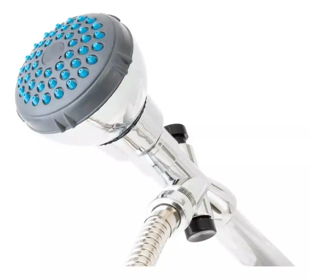 Ducha Tipo Teléfono 2 1/2 Anti Sarro Cromada Grifo Baño Regadera
