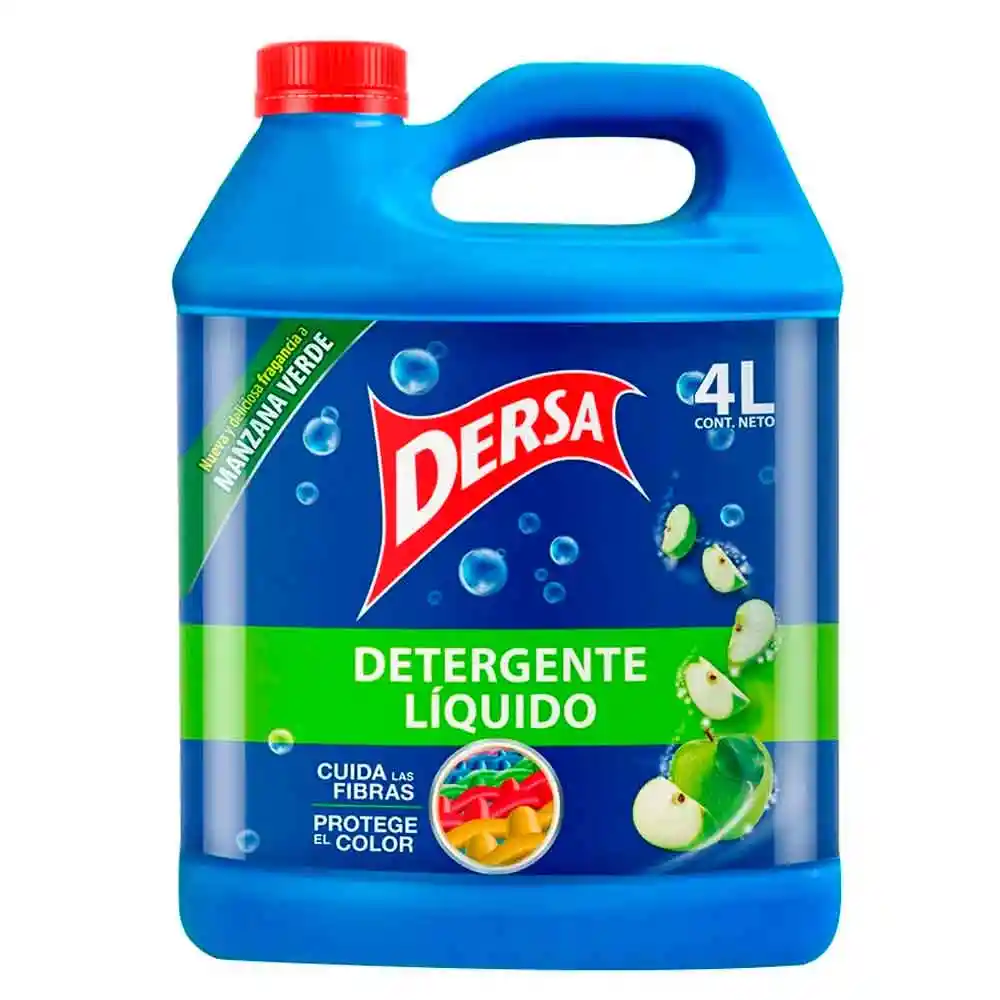 Detergente Liquido Dersa Manzana Verde