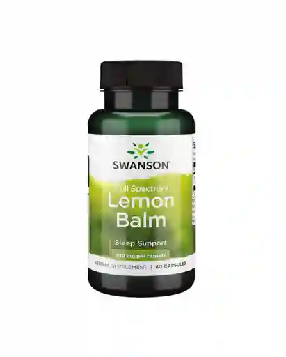 Swanson Full Spectrum Balsamo Limon Soporte Del Sueño 500mg 60 Capsulas