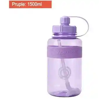 Termo Botella Fitness Botilito Plegable Agua Gym 1500ml Con Correa