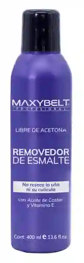 Maxybelt Removedor De Esmalte Sin Acetona 400ml