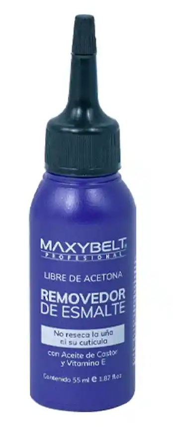 Maxybelt Removedor De Esmalte Sin Acetona 55ml