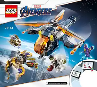 Lego Marvel Avengers Hulk Helicopter Rescue 76144