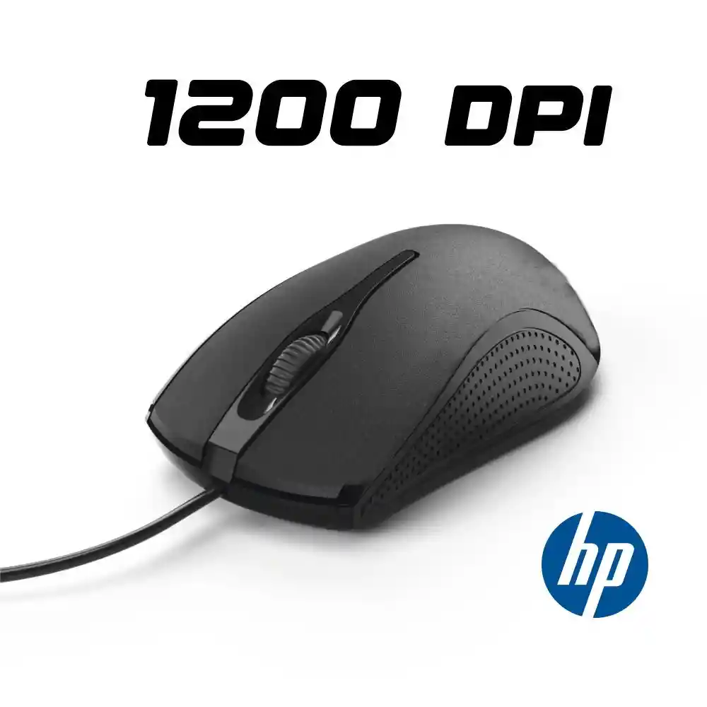 Mouse Hp De Cable Universal Para Computador Usb