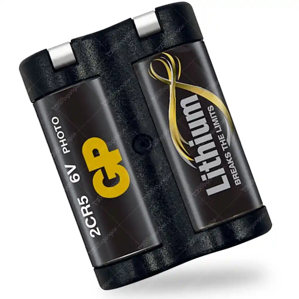 Coonyard Paquete De 5 Baterías De Litio De 6 V 1300 Ah 2CR5 Con Protección PTC, Repuesto Para - Foto 2