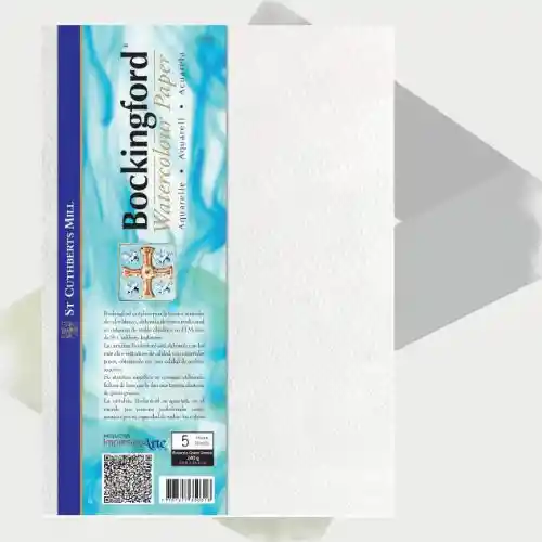 Papel Cartulina Acuarela 240 Gms 1/4 X 10 H