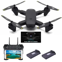 Drone Plegable Dm107s Dual Cámara Wifi Full Hd + Batería