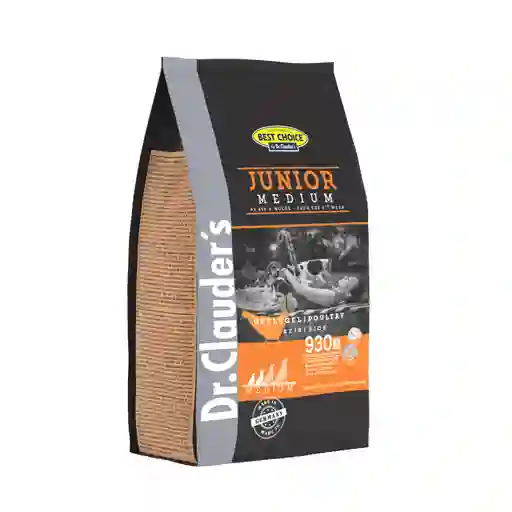 Alimento Seco Dr Clauders Junior Small-medium 12,5kg Sabor Pollo