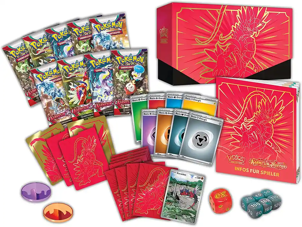 Caja De Entrenador Élite Pokémon Original Cartas Colección