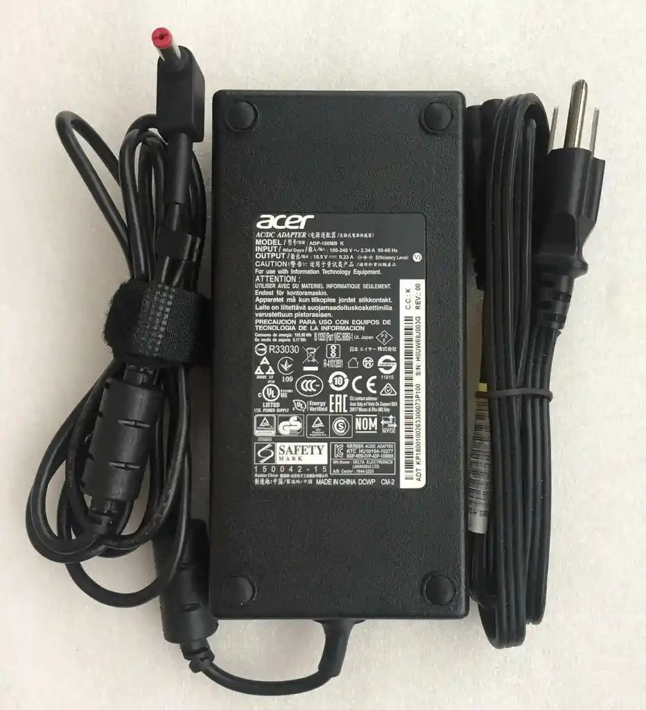 Cargador Original Para Acer 19.5v A 9.23a