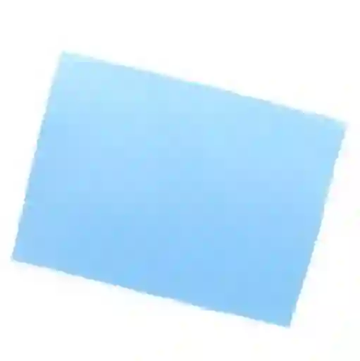 Fomi Azul Claro Tamaño Carta Liso Foamy Fomy