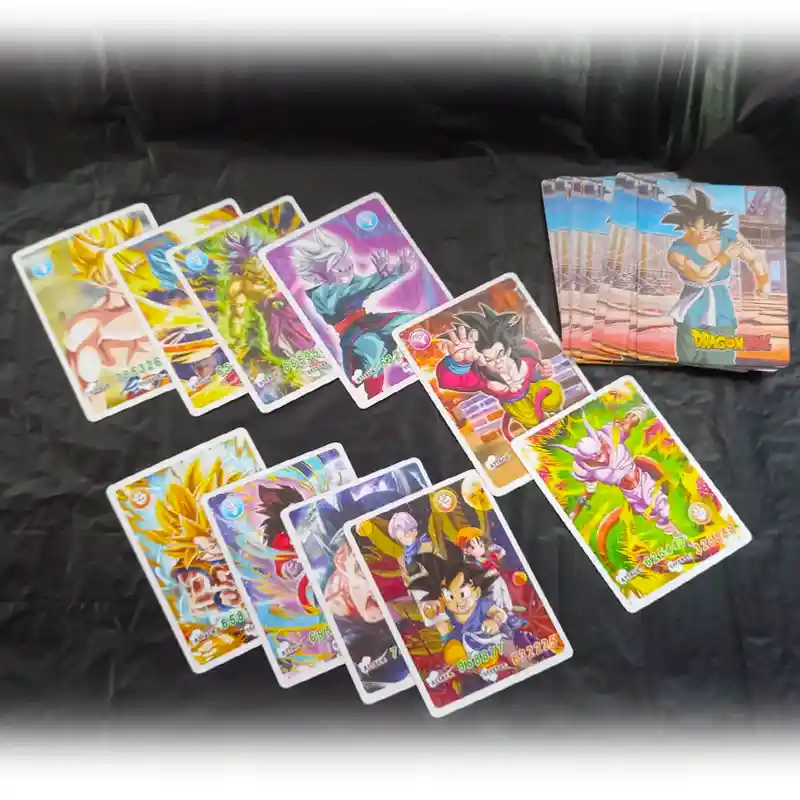  Set X3 Juego Cartas Barajas Dragón Ball Z Coleccion 72 Und 