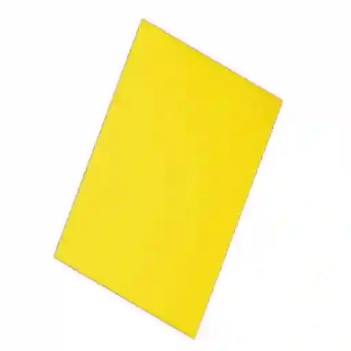 Fomi Amarillo Tamaño Carta Liso Foamy Fomy