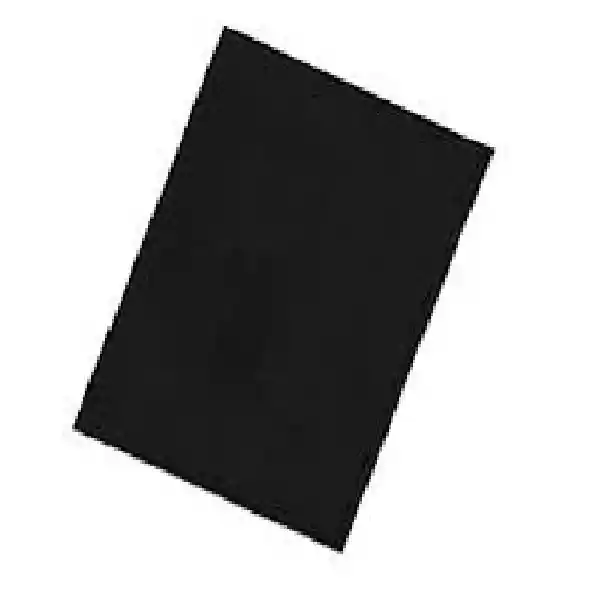 Fomi Negro Tamaño Carta Liso Foamy Fomy