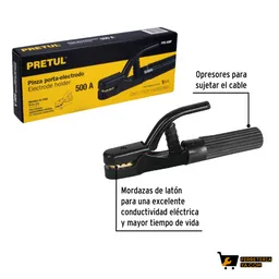 Pinza Porta Electrodo De 500 A, Pretul - 24233