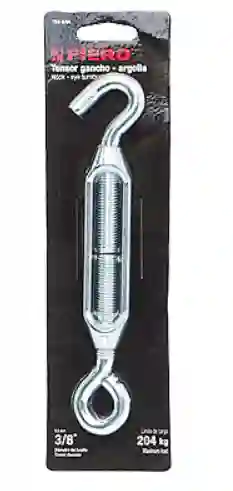 Tensor Zinc 3/8” Gancho