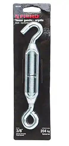 Tensor Zinc 3/8” Gancho