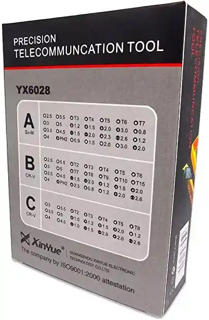 Kit De Herramientas Profesional Para Tecnología Yx6028b