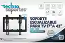 Soporte Escualizable Para Tv 17 ″ A 43″ Lcd / Led +kit De Limpieza Para Dispositivos Electrónicos, Incluye Paño De Microfibra Alta Calidad