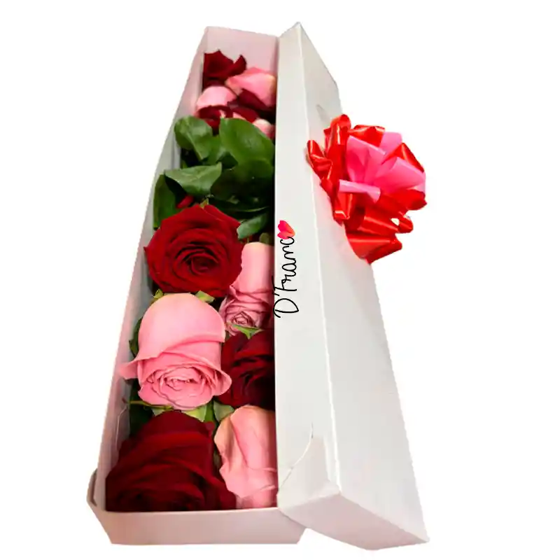 Caja De Rosas Linda