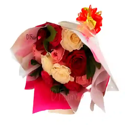Bouquet De Rosas De Colores