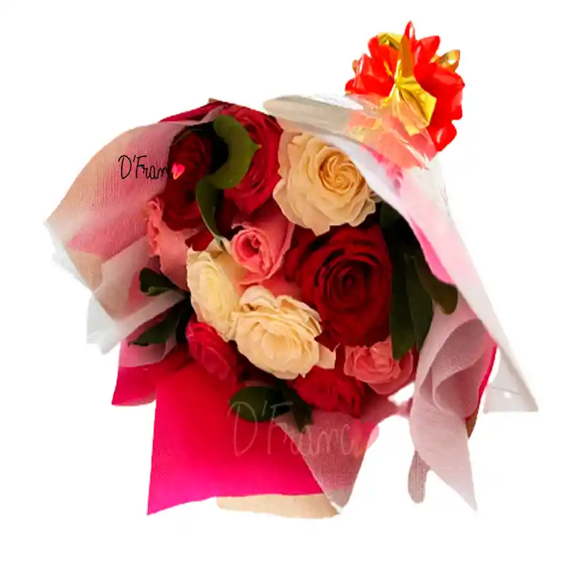 Bouquet De Rosas De Colores