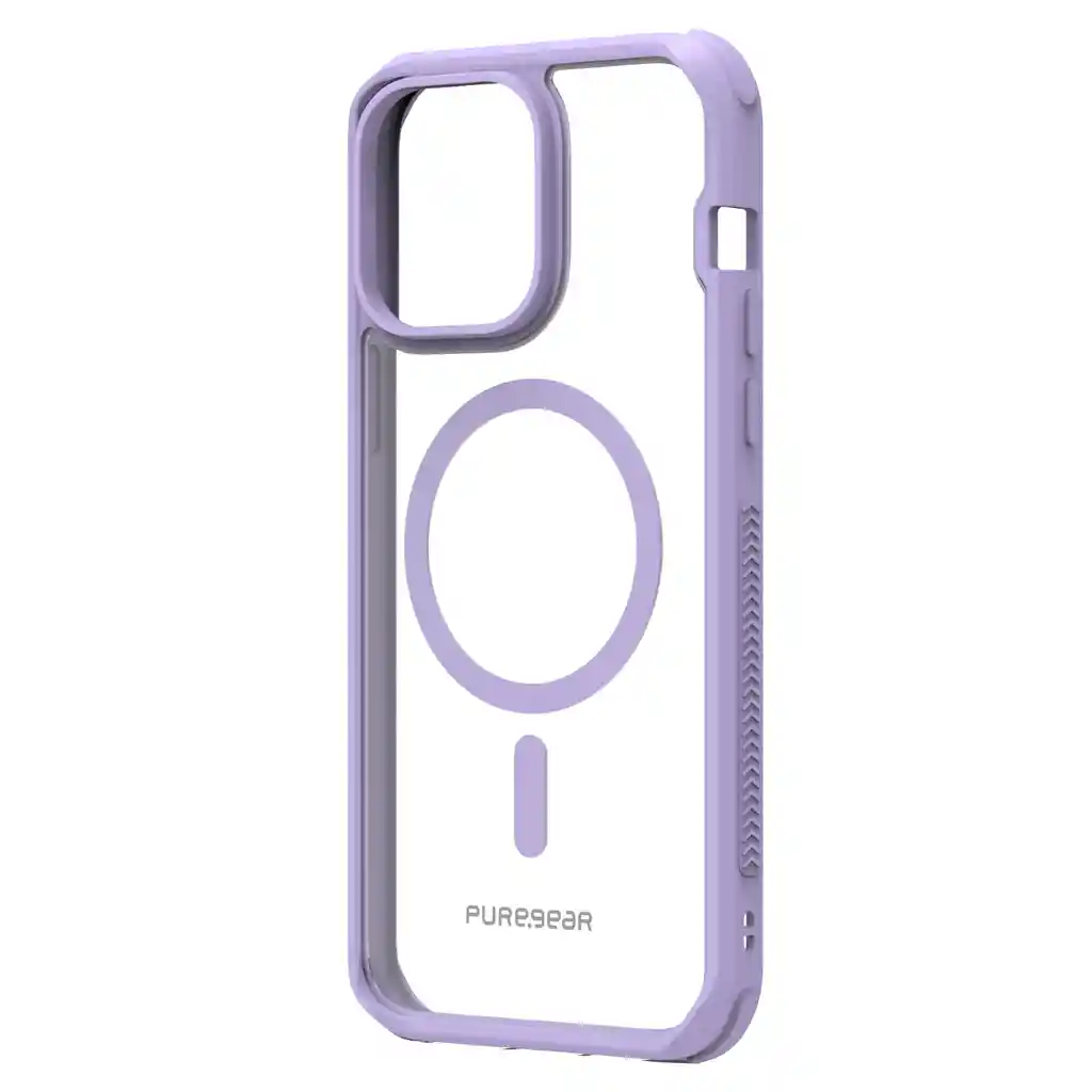 Protector Iphone 14 Pro Puregear Dualtek Clear Magsafe Lavanda