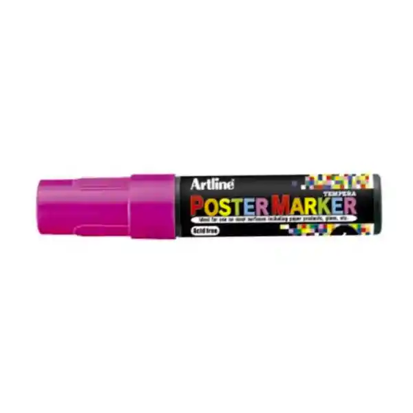 Poster Marker 6mm Rosado Fluo Artline