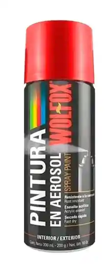 Aerosol Rojo Brillante 300ml