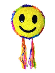 Piñata Carita Feliz Mexicana Carton Y Papel