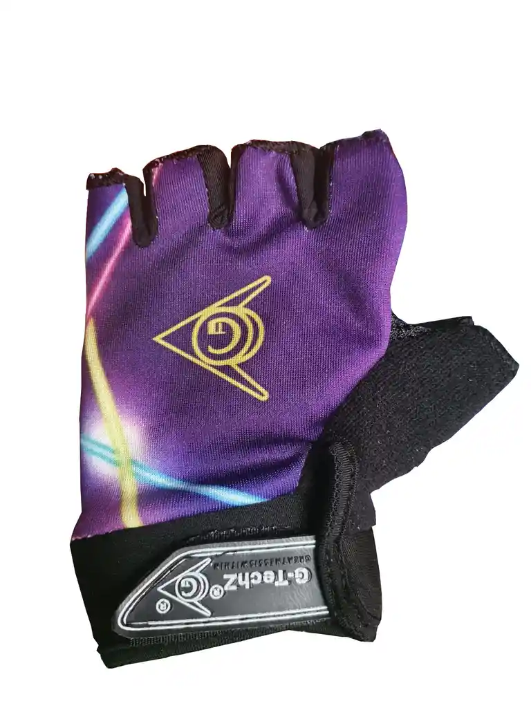 Guantes Para Patinaje Niñas Niños Protección Palma Pvc Talla: S - Morado