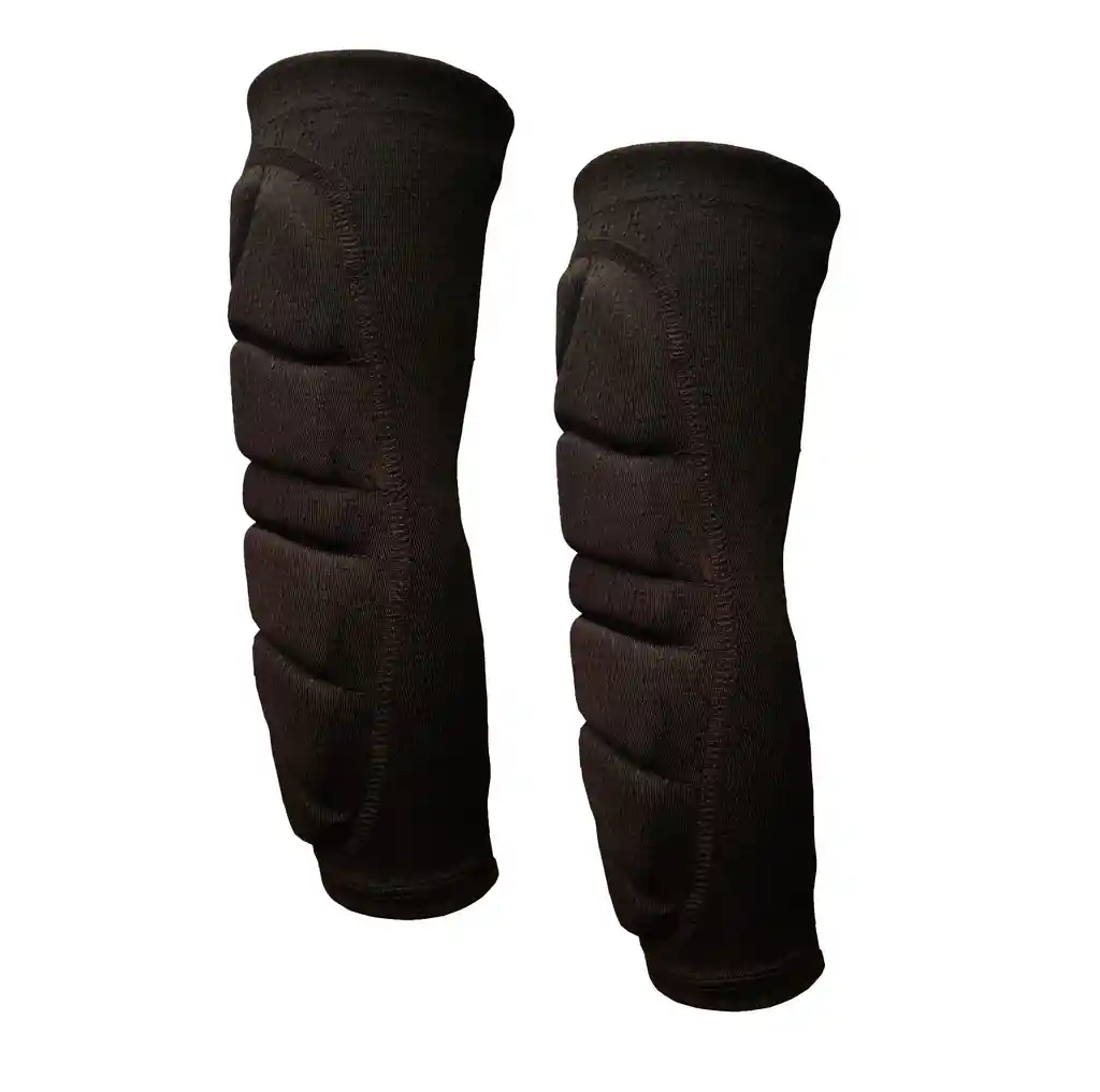 1 Par Coderas Protección Acolchada Patines Voleibol Fútbol Talla: M - Negro