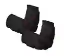 1 Par Coderas Protección Acolchada Patines Voleibol Fútbol Talla: M - Negro