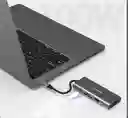 Hub Usb C Adaptador Multipuerto Hdmi Rj45 Pd 8 En 1 Mac Win