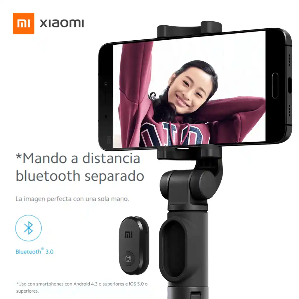 Monopod Xiaomi 42c Mi Selfie Stick Tripode + Boton Bluetooth