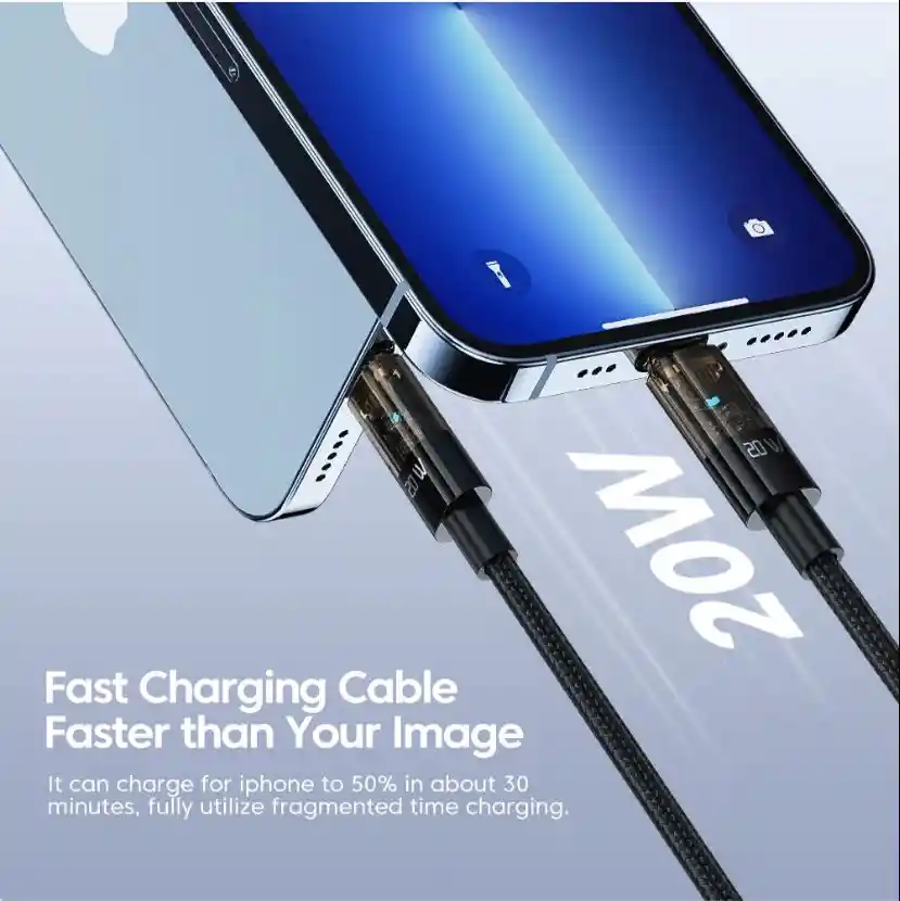 Cable De Carga Usb C A Lightning