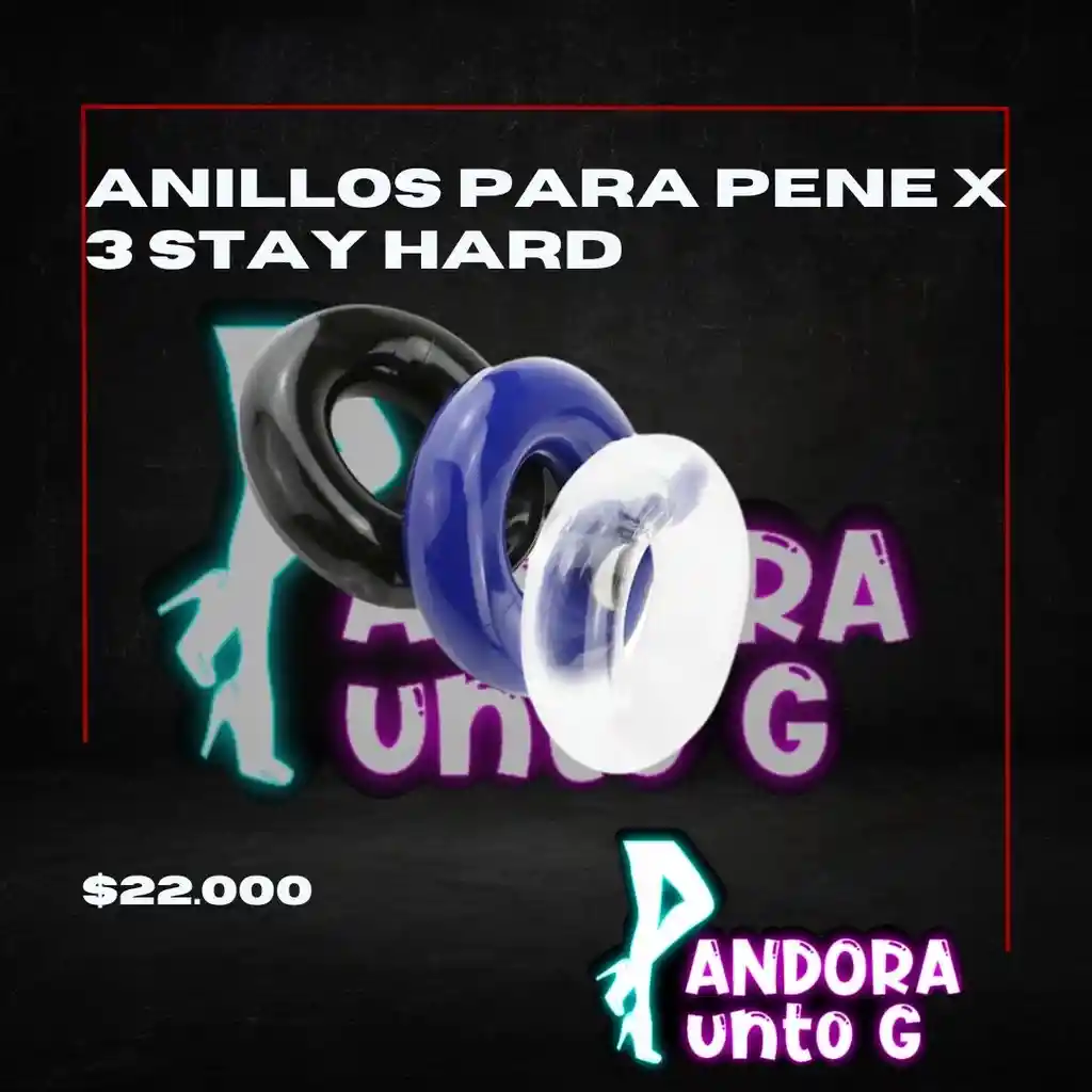 Set Anillos Para El Pene Anyx X 3 Und