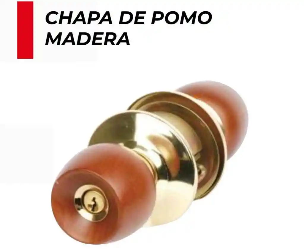 Chapa Pomo Madera