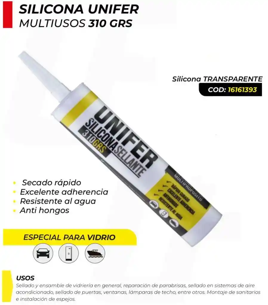 Silicona Multiusos Transparente